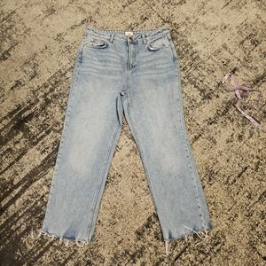 River Island Light Blue Straight Leg Jeans